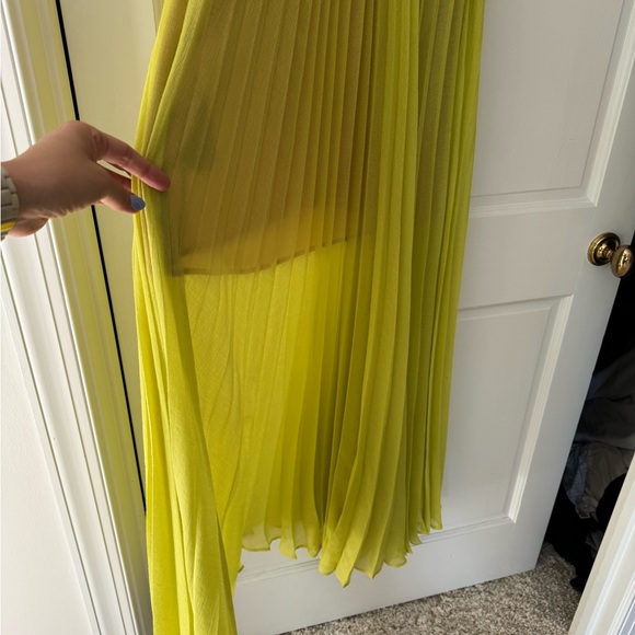 BCBGMaxAzria Yellow Neon Meghan Dress - Picture 5 of 6